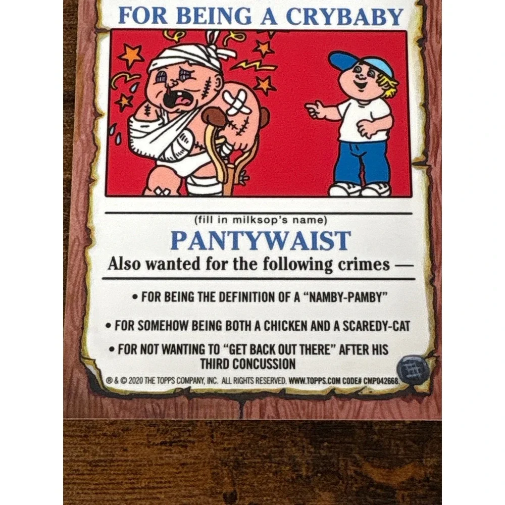Topps garbage pail